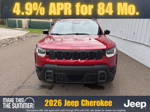 Red 2026 Jeep Cherokee LAREDO/LIMITED