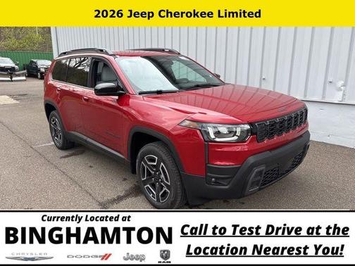 Red 2026 Jeep Cherokee LAREDO/LIMITED