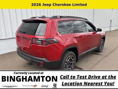 Red 2026 Jeep Cherokee LAREDO/LIMITED