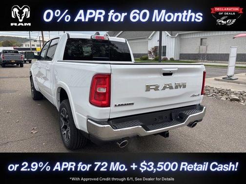 Bright White Clearcoat 2026 RAM 1500 Laramie