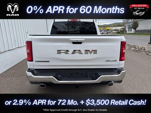 Bright White Clearcoat 2026 RAM 1500 Laramie