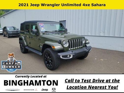 Sarge Green Clearcoat 2021 Jeep Wrangler Unlimited 4xe Sahara