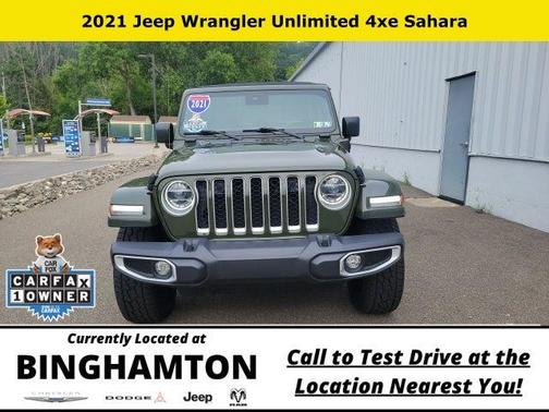Sarge Green Clearcoat 2021 Jeep Wrangler Unlimited 4xe Sahara