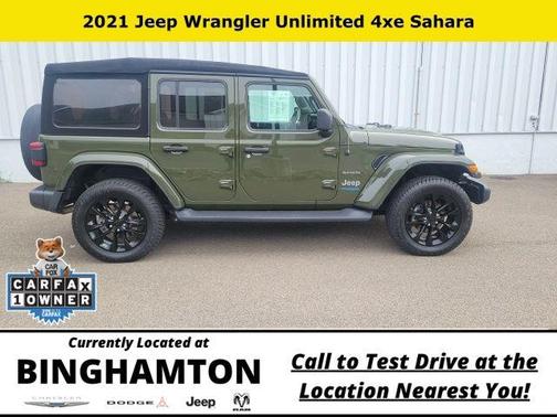 Sarge Green Clearcoat 2021 Jeep Wrangler Unlimited 4xe Sahara