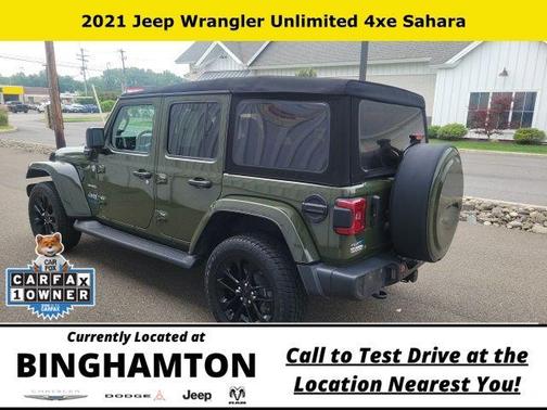 Sarge Green Clearcoat 2021 Jeep Wrangler Unlimited 4xe Sahara