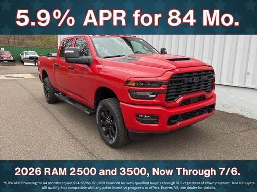 Flame Red Clearcoat 2026 RAM 2500 Tradesman