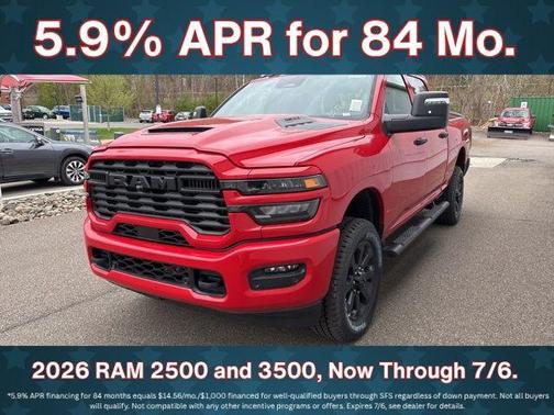 Flame Red Clearcoat 2026 RAM 2500 Tradesman