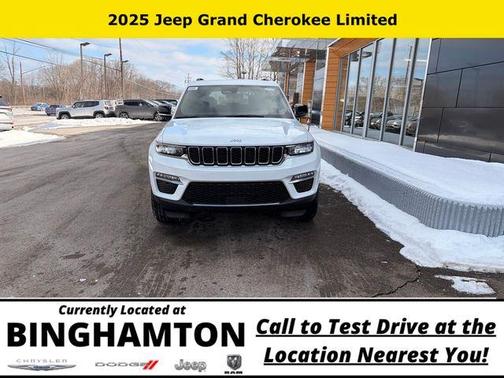 Bright White Clearcoat 2025 Jeep Grand Cherokee Limited