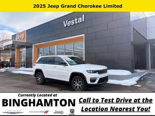 Bright White Clearcoat 2025 Jeep Grand Cherokee Limited