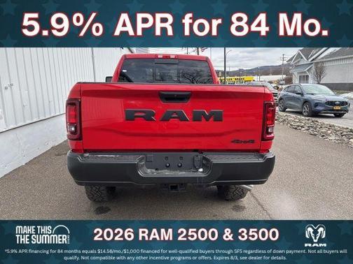 Flame Red Clearcoat 2026 RAM 2500 Tradesman