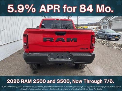 Flame Red Clearcoat 2026 RAM 2500 Tradesman