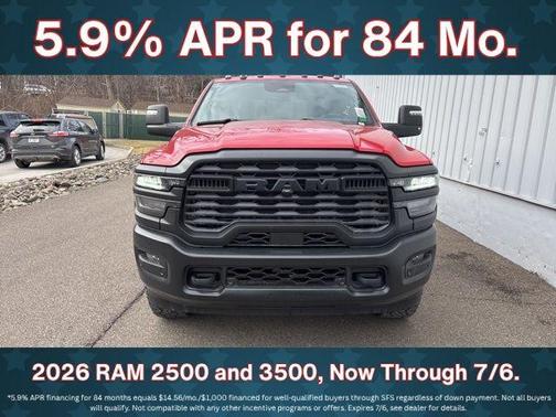Flame Red Clearcoat 2026 RAM 2500 Tradesman