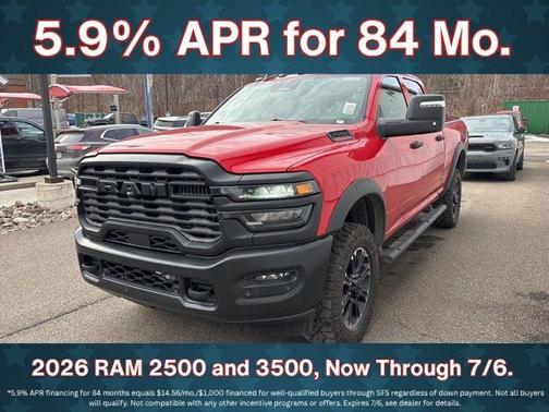 Flame Red Clearcoat 2026 RAM 2500 Tradesman