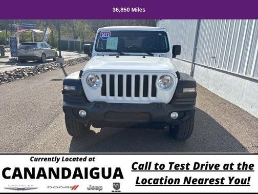 Bright White Clearcoat 2023 Jeep Wrangler Sport