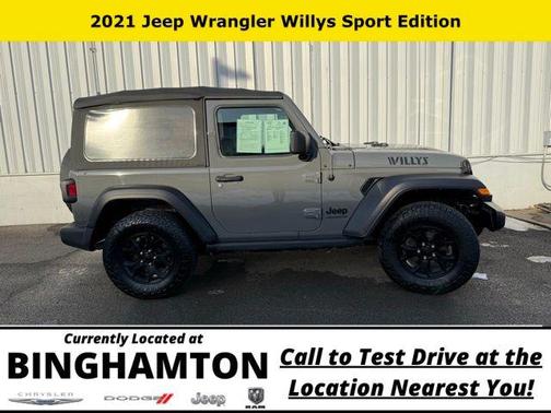 Sting Gray Clearcoat 2021 Jeep Wrangler Sport
