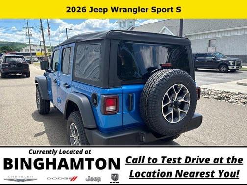 Hydro Blue Pearl 2026 Jeep Wrangler Sport