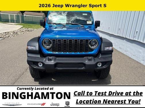 Hydro Blue Pearl 2026 Jeep Wrangler Sport