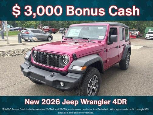 Tuscadero Pearlcoat 2026 Jeep Wrangler Sport