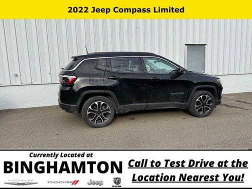 Diamond Black 2022 Jeep Compass Limited