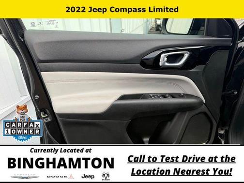 Diamond Black 2022 Jeep Compass Limited
