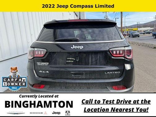 Diamond Black 2022 Jeep Compass Limited
