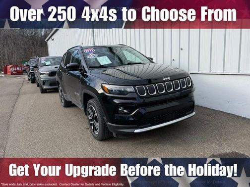 Diamond Black 2022 Jeep Compass Limited