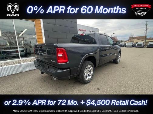 Blue Metallic 2026 RAM 1500 Big Horn/Lone Star