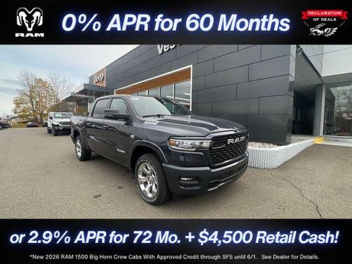 Blue Metallic 2026 RAM 1500 Big Horn/Lone Star