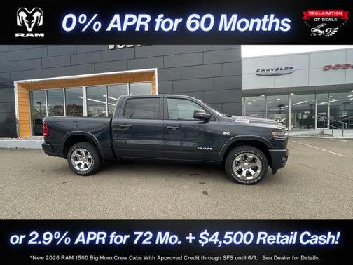 Blue Metallic 2026 RAM 1500 Big Horn/Lone Star