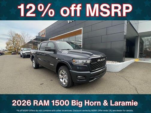Blue Metallic 2026 RAM 1500 Big Horn/Lone Star