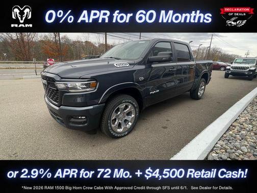 Blue Metallic 2026 RAM 1500 Big Horn/Lone Star