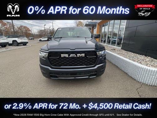 Blue Metallic 2026 RAM 1500 Big Horn/Lone Star