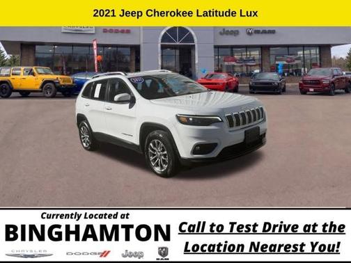 Bright White Clearcoat 2021 Jeep Cherokee Latitude Lux