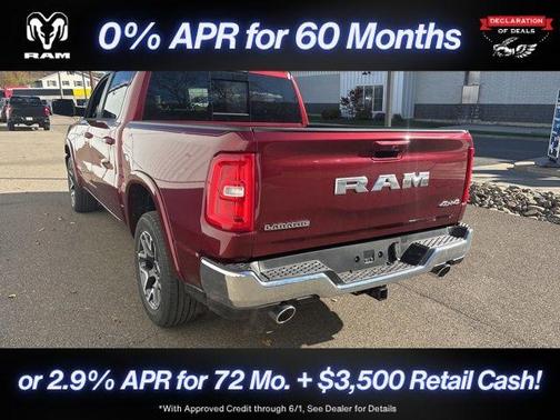 Delmonico Red Pearlcoat 2026 RAM 1500 Laramie