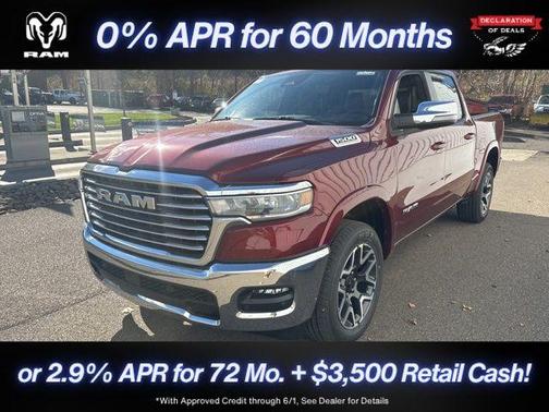 Delmonico Red Pearlcoat 2026 RAM 1500 Laramie