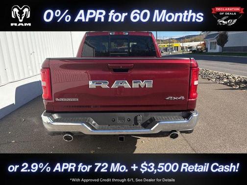 Delmonico Red Pearlcoat 2026 RAM 1500 Laramie