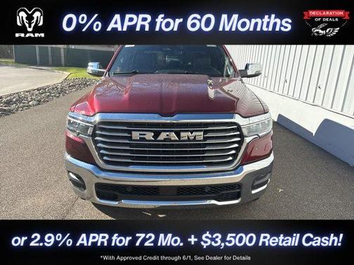 Delmonico Red Pearlcoat 2026 RAM 1500 Laramie