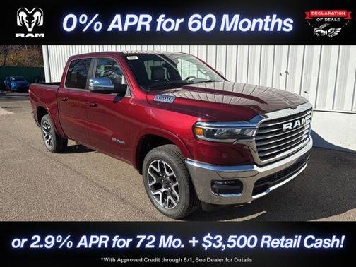 Delmonico Red Pearlcoat 2026 RAM 1500 Laramie
