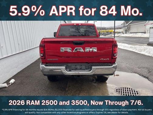 Molten Red Pearlcoat 2026 RAM 2500 Big Horn