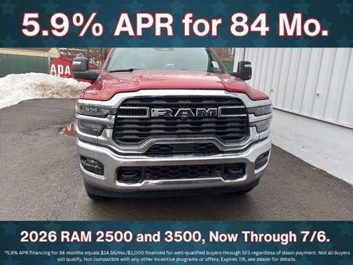 Molten Red Pearlcoat 2026 RAM 2500 Big Horn