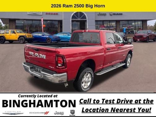 Molten Red Pearlcoat 2026 RAM 2500 Big Horn