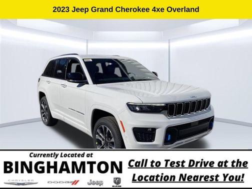 Bright White Clearcoat 2023 Jeep Grand Cherokee 4xe Overland