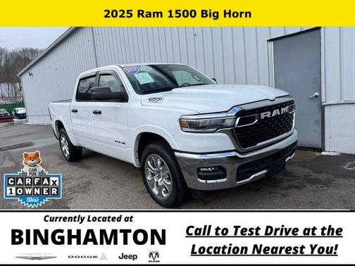 Bright White Clearcoat 2025 RAM 1500 Big Horn/Lone Star