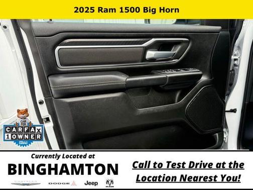 Bright White Clearcoat 2025 RAM 1500 Big Horn/Lone Star