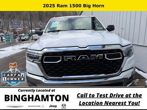 Bright White Clearcoat 2025 RAM 1500 Big Horn/Lone Star
