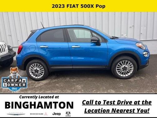 Blue 2023 FIAT 500X Pop