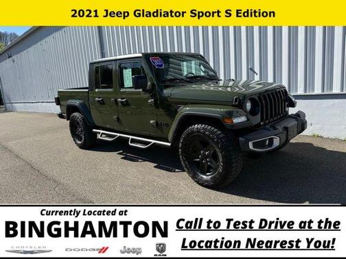 Sarge Green Clearcoat 2021 Jeep Gladiator Sport