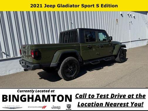 Sarge Green Clearcoat 2021 Jeep Gladiator Sport