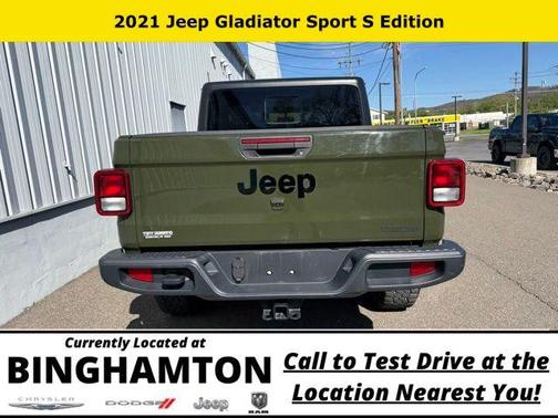 Sarge Green Clearcoat 2021 Jeep Gladiator Sport