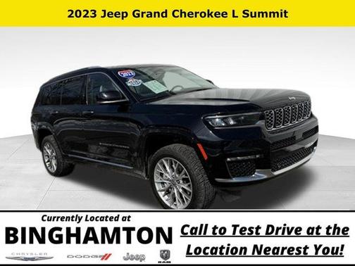 Diamond Black 2023 Jeep Grand Cherokee L Summit